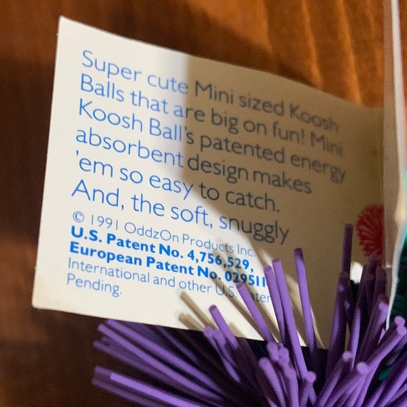 VINTAGE 1991 MINI KOOSH BALL WITH KOOSH TAG! - Picture 4 of 7